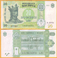 2015  2022  Moldova  "GUVERNATOR, O. Armașu"  "20 LEI  2015"  UNC - Moldawien (Moldau)