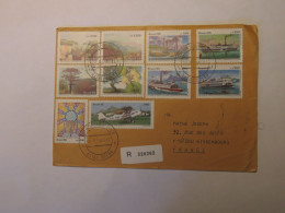 BRAZIL  REGISTERED  COVER TO FRANCE  1985 - Andere & Zonder Classificatie