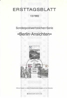 Fiche 1e Jour 15 X 21 Cm ALLEMAGNE BERLIN N° 646 A 648 Y & T - 1e Jour – FDC (feuillets)