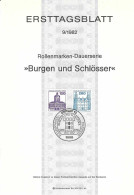 Fiche 1e Jour 15 X 21 Cm ALLEMAGNE BERLIN N° 637 - 638 Y & T - 1e Jour – FDC (feuillets)