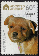 AUSTRALIA 2010 60c Multicoloured, Adopted And Adored (Dogs)-Tigger Self Adhesive SG3434 Used - Usati