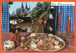 Recette Cuisine LA CHOUCROUTE GARNIE 125 Dentelée Emilie BERNARD Lyna Carte Vierge TBE - Recipes (cooking)