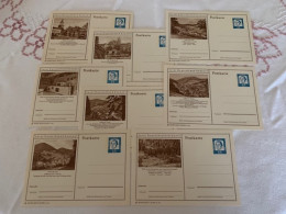 P 81 36/270 - 36/277 - Illustrated Postcards - Mint