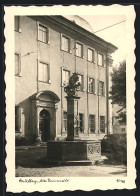 AK Heidelberg, Brunnen An Der Alten Universität  - Heidelberg