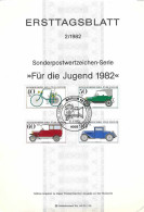 Fiche 1e Jour 15 X 21 Cm ALLEMAGNE BERLIN N° 621 A 624 Y & T - 1e Jour – FDC (feuillets)