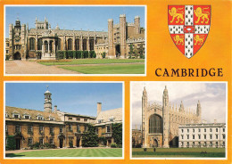 ROYAUME UNI - Angleterre - Cambridge - King's College Chapel And The Gibbs Building -  Multivues - Carte Postale - Cambridge