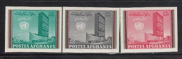 Afganistan Correo Yvert 598a/600as ** Mnh  ONU - Afghanistan