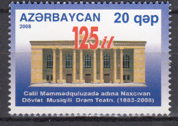 Azerbaijan - Correo Yvert 614 ** Mnh Teatro - Azerbaijan