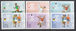 Olympia1972:  Ajman  6 W **, Perf.. - Summer 1972: Munich