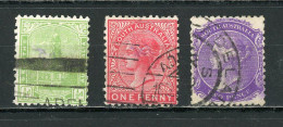 AUSTRALIE DU SUD - VICTORIA  - N° Yvert 105+106+107 Obli. - Used Stamps