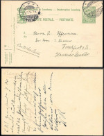 Luxembourg Echternach 5c Postal Stationery Card Mailed To Germany 1914 - 1907-24 Abzeichen