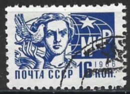 Russia 1966. Scott #3264 (U) ''Peace'' Woman With Dove - Usados