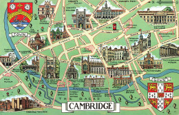 ROYAUME UNI - Angleterre - Cambridge  - Town And Gown - The Backs - Multivues - Rues -  Carte Postale - Cambridge