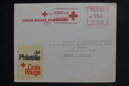 FRANCE - Vignette Croix Rouge Sur Enveloppe De La Croix Rouge Française Pour Genève En 1964 - L 153249 - Rode Kruis