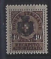 Italy 1945 Gebuhrenmarken (**) MNH  Mi. 4 - Fiscales