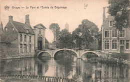 BELGIQUE - Bruges - Le Pont Et L'entrée Du Béguinage - Carte Postale Ancienne - Brugge