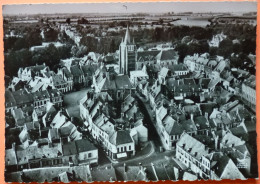 CARTE EN AVION AU DESSUS DE VERVINS - 02 - CENTRE DU BOURG - 2 SCANS -17 - Vervins