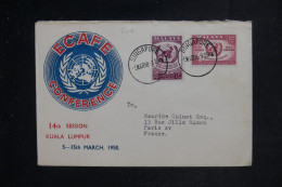 MALAISIE - Enveloppe FDC En 1958 - L 153265 - Malayan Postal Union