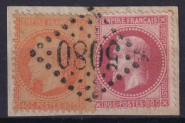 Alexandrie : Bureau Français  31/32 Sur Fragment Losange Gros Chiffres 5080 - Gebraucht