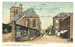 AULT - ONIVAL (80). Eglise Saint Pierre. Rue De Friaucourt (pharmacie). - Ault