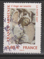 Yvert 4059 Cachet Rond Année L'ange Au Sourire Cathédrale De Reims - Used Stamps