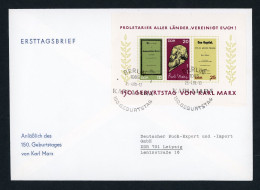 DDR Block 27 FDC - 1950-1970