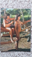 CPSM BRASIL NATIVO MOCINHAS LAUALAPITI NO RIO TUATUARI RESERVA INDIGENA DO XINGU JEUNE INDIENNE SEINS NUS FOTO JESCO - America