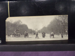 98 . CARTE LETTRE   . PARIS . AVENUE DES CHAMPS ELYSEES . GRAND FORMAT . 28 X 11 - Champs-Elysées