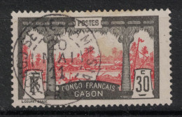 Gabon 1910 - Yvert 40 Oblitéré SETTE-CAMA  Au Congo- Scott#40 - Used Stamps