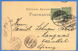 Allemagne Reich 1890 - Carte Postale De Braunschweig - G33893 - Briefe U. Dokumente