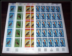 91603d Afars Et Issas 1972 PA N° 68/71** MNH Oiseaux (birds) Non Dentelé Imperf ** MNH COTE 3500 EUROS Feuilles Sheets - Neufs