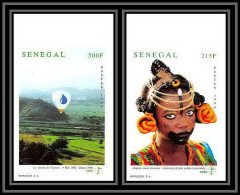 92743c Sénégal N°1216/1217 Tiers Monde Third World Rio 1992 Brazil Brésil 1996 Non Dentelé ** MNH Imperf  - Sénégal (1960-...)