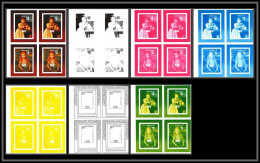 93061 Niue Bloc N°91/89 Renoir Strozzi Tableau Painting Essais Non Dentelé ** MNH Imperf Collective Progressive Proof - Impressionisme