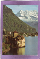 VD Veytaux  Château De Chillon Près De Montreux  Lac Leman Et Les Dents Du Midi - Veytaux