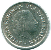 1/10 GULDEN 1957 NETHERLANDS ANTILLES SILVER Colonial Coin #NL12155.3.U.A - Antilles Néerlandaises