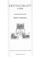 Fiche 1e Jour 15 X 21 Cm ALLEMAGNE BERLIN N° 544 A 546 Y & T - 1° Giorno – FDC (foglietti)