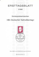 Fiche 1e Jour 15 X 21 Cm ALLEMAGNE BERLIN N° 585 Y & T - 1e Jour – FDC (feuillets)