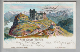 CH SZ Rigi-Kulm 1902-07-15 Litho C.Steinmann/H.Schlumpf #2070 - Andere & Zonder Classificatie