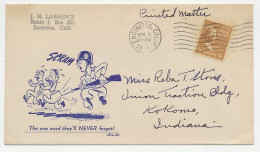 Patriotic Cover USA 1948 Adolf Hitler - Hirohito - WO2