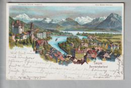 CH BE Thun 1900-08-03 Litho C.Steinmann/H.Schlumpf #2072 - Thun