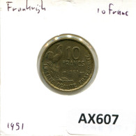 10 FRANCS 1951 FRANCE Pièce #AX607.F.A - 10 Francs