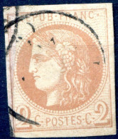 060524   BORDEAUX N°40B Rouge Brique Clair  Coté 400€  4 Jolies Marges  Replaqué CAD - 1870 Ausgabe Bordeaux