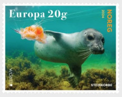 Norway Norvege Norwegen 2024 Europa CEPT Underwater Fauna And Flora Stamp MNH - Neufs
