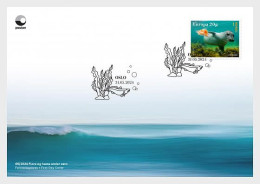 Norway Norvege Norwegen 2024 Europa CEPT Underwater Fauna And Flora Stamp FDC - 2024