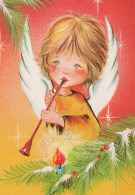 ÁNGEL Navidad Vintage Tarjeta Postal CPSM #PBP384.ES - Anges
