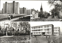 71935108 Coswig Sachsen Wohnblocks Kirche Park Coswig - Coswig