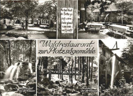 71934987 Loffenau Bad Herrenalb Waldrestaurant Zur Plotzsaegemuehle Wasserfall B - Bad Herrenalb