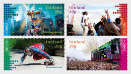Norway Norvege Norwegen 2024 Summer Festivals Set Of 4 Stamps MNH - Neufs