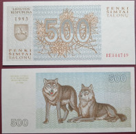 Lithuania 500 Talons, 1993 P-46a - Lituanie