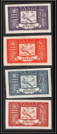 85313/ Monaco PA Poste Aerienne N°15 / 18 Avion Plane Douglas Dc 3 ND Non Dentelé Imperf ** Mnh  - Poste Aérienne